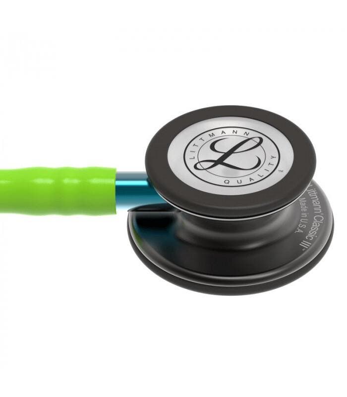 Littmann® Classic III Stethoscope - limoen - smoke - blauw, Diversen, Verpleegmiddelen, Nieuw, Verzenden