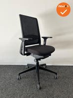 Gispen Zinn bureaustoel - 3D Armleggers - Zwarte stofferi..., Werkplek, Ophalen of Verzenden, Gebruikt, Stoel