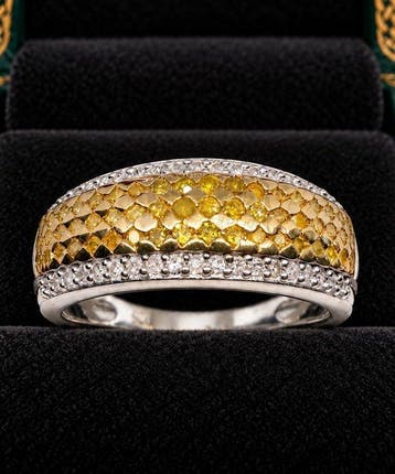 Zonder minimumprijs - Ring Zilver - 0.50ct. tw. Diamant, Nieuw