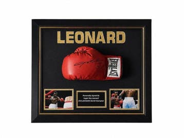 Sugar Ray Leonard - Premium Frame -Olympic gold medallist. -, Nieuw