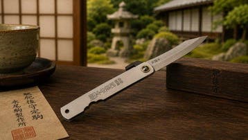 Higonokami Triple Layered Silver Knife – Coltello giapponese
