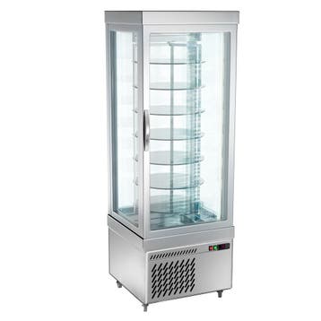 GGM Gastro | Vriesvitrine - panoramisch Marie - 430 liter -, Verzenden, Nieuw in verpakking, Overige typen