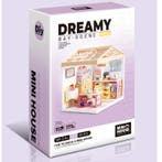 Dreamy mini house Bakkerij Bakery met ledlamp DIY Modelbo..., Verzenden, Nieuw