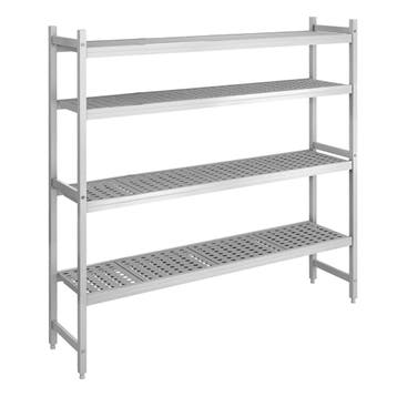GGM Gastro | Aluminium/kunststof stelling - 1611x1800mm - |, Verzenden, Nieuw in verpakking