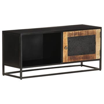 vidaXL Tv-meubel 90x30x40 cm ruw mangohout, Verzenden, Nieuw, 50 tot 100 cm, Minder dan 100 cm