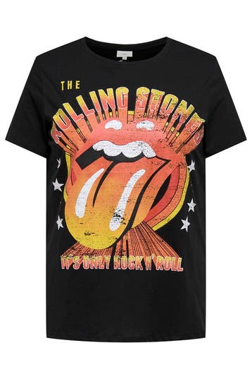 ONLY eco shirt Rolling Stones Maat:, Verzenden, Nieuw, Overige kleuren