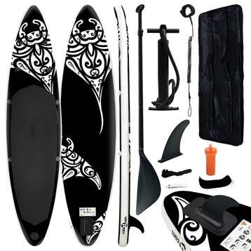 vidaXL Stand Up Paddleboardset opblaasbaar 305x76x15 cm, Watersport en Boten, Suppen, Verzenden, Nieuw