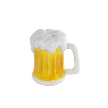 Spaarpot bierpul aardewerk multicol van €6,99 voor €5,59, Ophalen of Verzenden, Nieuw