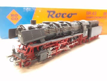 Roco H0 - 04126A - Stoomlocomotief met tender (1) - BR 44, Nieuw