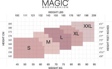 MAGIC Bodyfashion  - Maat M - Sexy Legs Panty Black Dames, Verzenden, Nieuw