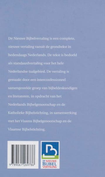 NBV MET DWARSVERWIJZINGEN, STANDAARDEDITIE 9789061269786, Boeken, Verzenden, Gelezen