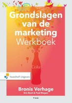 9789001853204 Grondslagen van de marketing | Tweedehands, Verzenden, Zo goed als nieuw, Bronis Verhage