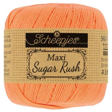 Scheepjes Maxi Sugar Rush 50gr - 386 Peach, Verzenden, Nieuw