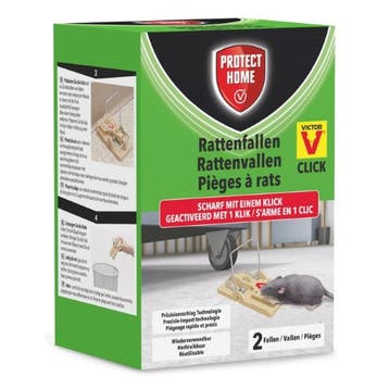 Rattenvallen | Protect Home | Victor Click | 2 stuks, Verzenden, Nieuw