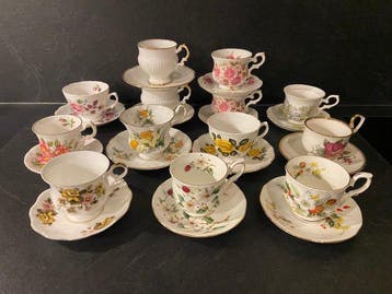 Koffie- en theeservies (26) - Engelse kop en schotels