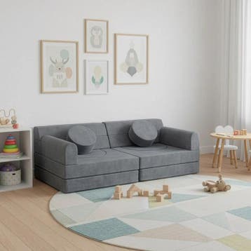 Kinderbank Kayo - Corduroy - Incl. Kussens - Lichtgroen, Kinderen en Baby's, Kinderkamer | Overige Meubels, Verzenden, Nieuw