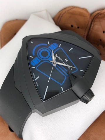 Hamilton - Ventura XXL Bright Dune Limited Edition -, Sieraden, Tassen en Uiterlijk, Horloges | Heren, Nieuw
