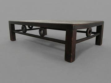 Antique Japanese Wooden Display Stand - Kadai Flower/Bonsai