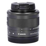 Canon EF-M 28mm f/3.5 Macro IS STM met garantie, Ophalen of Verzenden, Gebruikt