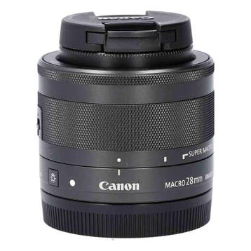 Canon EF-M 28mm f/3.5 Macro IS STM met garantie, Audio, Tv en Foto, Fotografie | Lenzen en Objectieven, Ophalen of Verzenden, Gebruikt