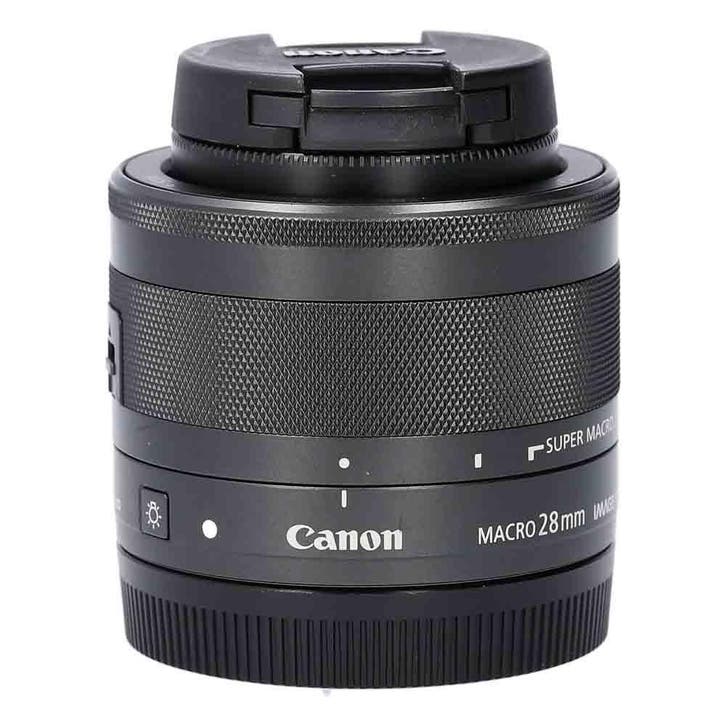 Canon EF-M 28mm f/3.5 Macro IS STM met garantie, Audio, Tv en Foto, Fotografie | Lenzen en Objectieven, Gebruikt, Ophalen of Verzenden