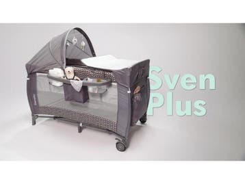Lionelo Sven Plus 2in1 Meegroeibed & Campingbedje - Reisbed, Verzenden, Nieuw