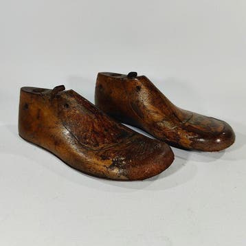 oude schoenmallen - Platte schoenen - Maat: EU 35