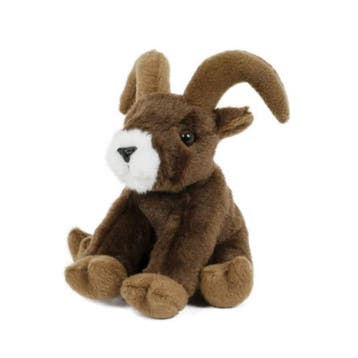 Steenbok knuffel - pluche - 13 cm - bergdier, Verzenden, Nieuw