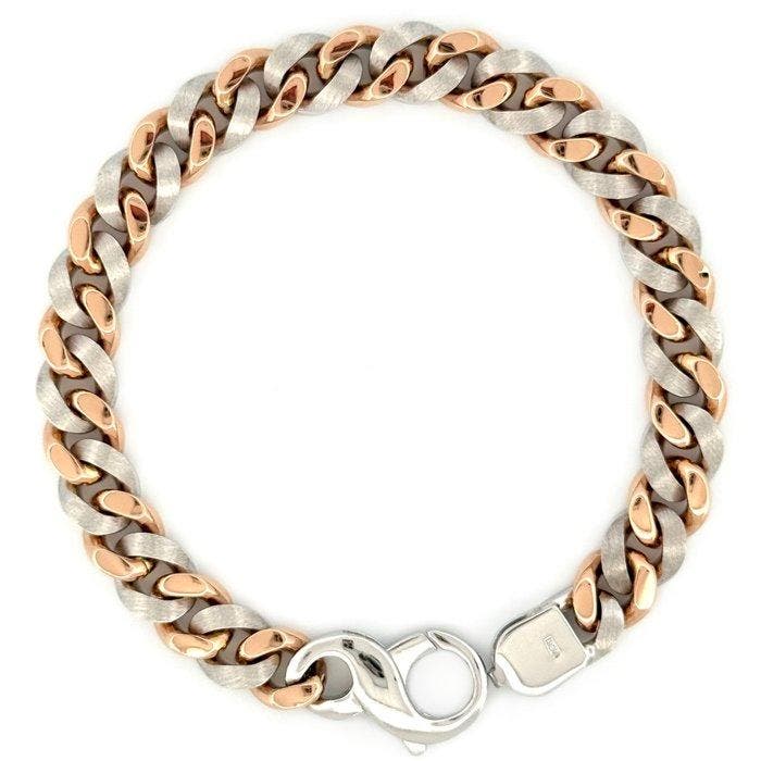 Vieri - Armband - 18 karaat Witgoud, Roségoud, Sieraden, Tassen en Uiterlijk, Armbanden