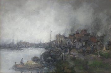 Theo Dorus van Oorschot (1910-1989) - Gorinchem aan het