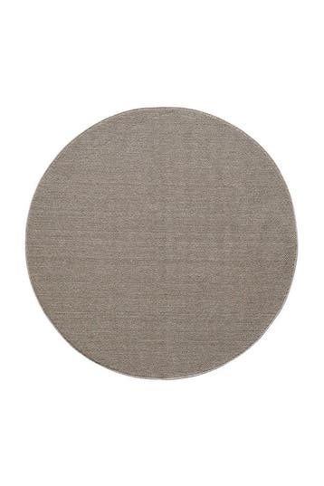 Rond Vloerkleed | Loom | Uni | Bruin | 160x160 cm, Verzenden, Nieuw