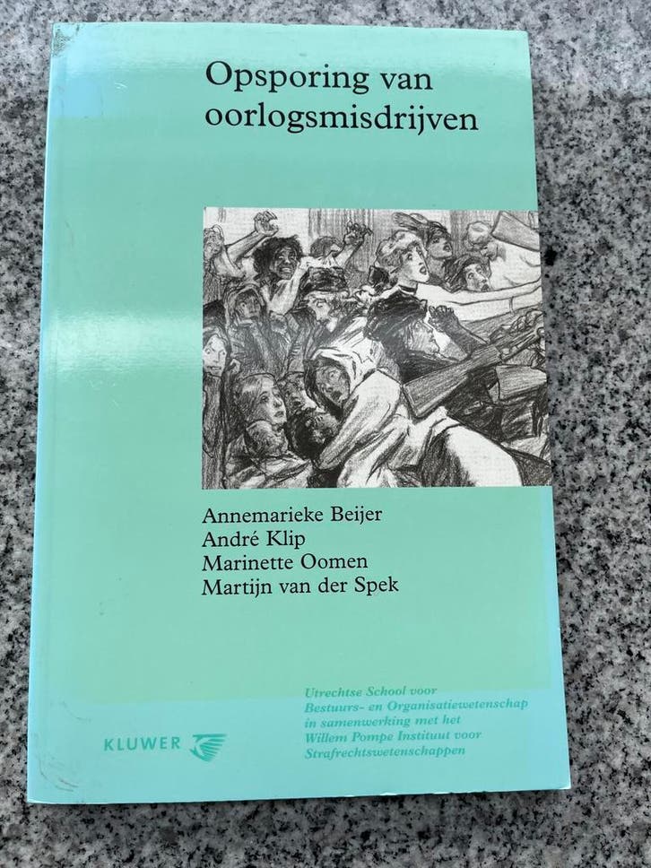 Opsporing van oorlogsmisdrijven, Boeken, Politiek en Maatschappij, Juridisch en Recht, Nederland, Gelezen, Verzenden