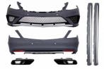 Bodykit Bumper set W222 S63 AMG look lang Zwart, Ophalen of Verzenden, Nieuw