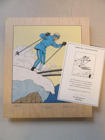 Le Franc - De Giftige Sneeuw - zeefdruk op hout - gesigneerd, Boeken, Nieuw