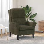 vidaXL Fauteuil Leger groen Nep Leer, Verzenden, Nieuw
