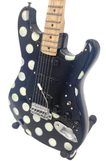 Miniatuur replica Fender Stratocaster gitaar - Buddy Guy, Verzamelen, Ophalen of Verzenden, Nieuw, Pop, Beeldje of Miniatuur