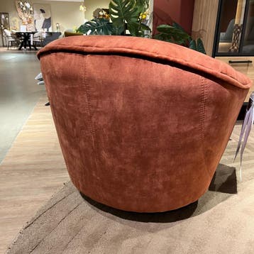 Cloud Draaifauteuil Karese Koper - Henders en Hazel, Nieuw, 75 tot 100 cm, Ophalen of Verzenden, Modern