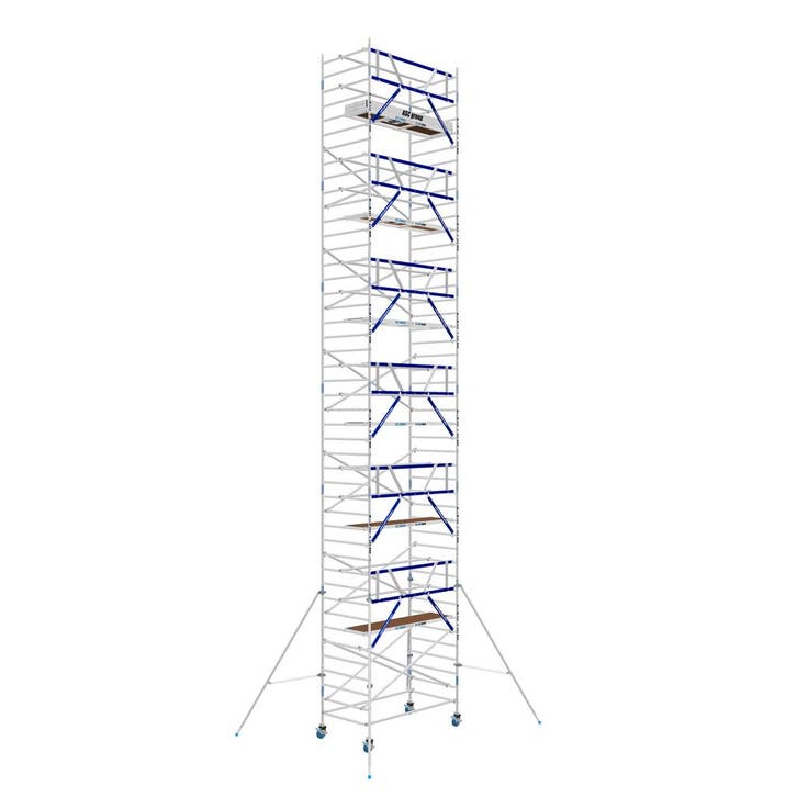 AGS Pro rolsteiger ASC 135 x 250 x 14,2wh enkelzijdig, Doe-het-zelf en Verbouw, Steigers, Rolsteiger of Kamersteiger, Nieuw, 2 tot 5 meter