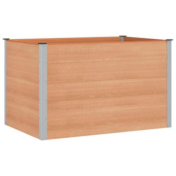 vidaXL Verhoogde plantenbak Bruin 150 x 100 x 91 cm, Verzenden, Nieuw, 100 cm of meer, 60 cm of meer