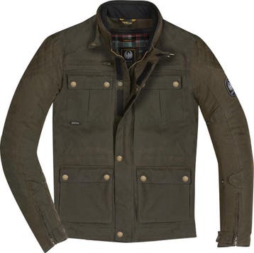 Merlin Yoxall II Olijfgroen Wax Motorjas, Nieuw met kaartje, Jas | textiel, Merlin, Heren