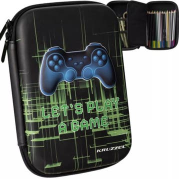Kruzzel Gamer Etui - Vouwbaar en Ruim - Duurzaam Ontwerp, Ophalen of Verzenden, Nieuw