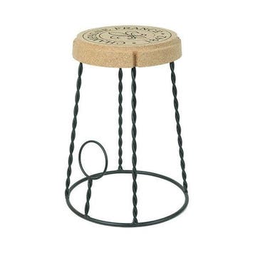 kurk tafel kruk - champagne kurk - metalen frame, Ophalen of Verzenden, Nieuw