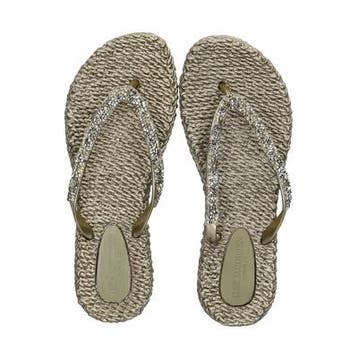 Ilse Jacobsen Cheerful slippers voor dames in het Goud, Kleding | Dames, Slippers, Overige kleuren, Verzenden, Nieuw