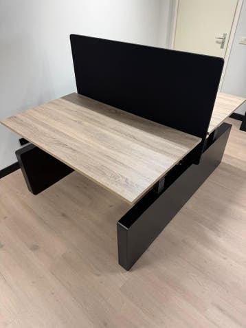 Nieuw Duo Zit Sta Bureau Wang - Configureer zelf  - Design, Huis en Inrichting, Bureaus, Verzenden, In hoogte verstelbaar, Nieuw