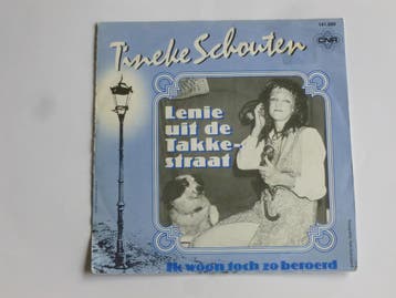 Tineke Schouten - Lenie uit de Takke-straat (vinyl single), Ophalen of Verzenden, Zo goed als nieuw