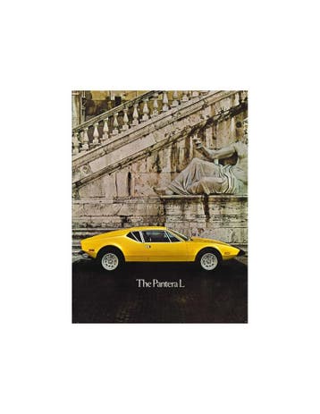 1973 DE TOMASO PANTERA L BROCHURE ENGELS, Nieuw, Author