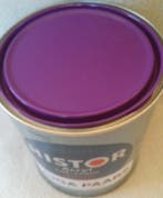 GIGA PAARS - Zijdeglans 1 liter - Acryl (CARNAVAL - KLEUREN), Ophalen of Verzenden, Nieuw, Paars, Verf