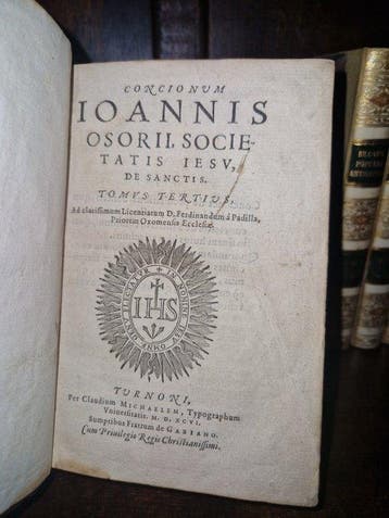 Osorio, Juan; Concionum Ioannis Osorii Societatis Iesu,