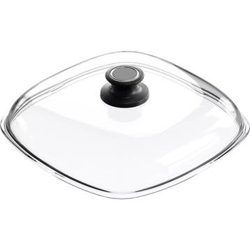 AMT Gastroguss Glazen deksel – vierkant – hittebestendig, Ophalen of Verzenden, Nieuw, Glas