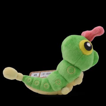 Caterpillar Knuffel - Groene Pluche Rups, 13 cm - Cadeau & D, Verzenden, Nieuw